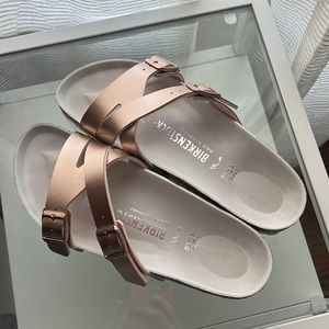 Birkenstock pink straps